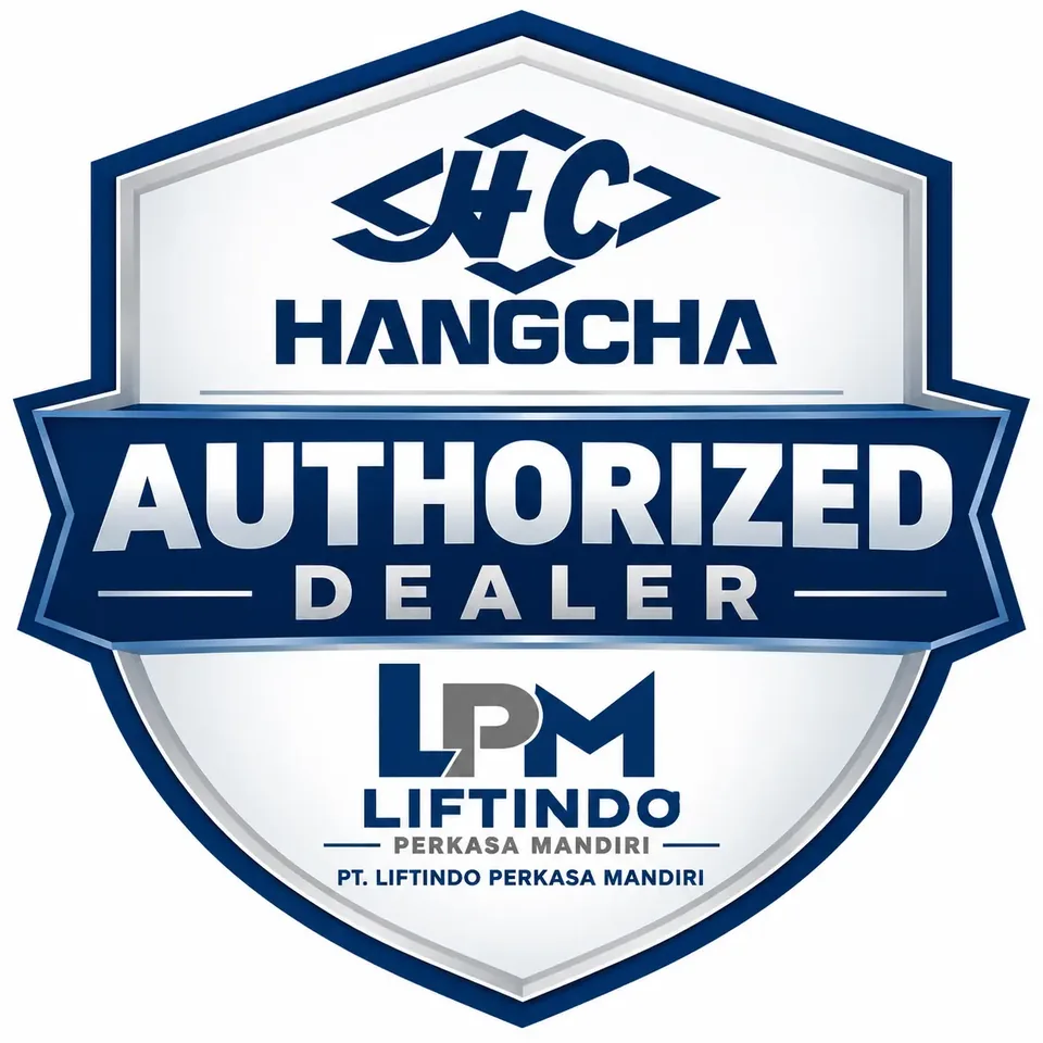 Badge Authorized Dealer HANGCHA — PT. Liftindo Perkasa Mandiri
